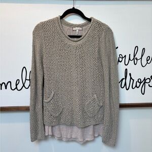Anthropologie Eri + Ali knit top
